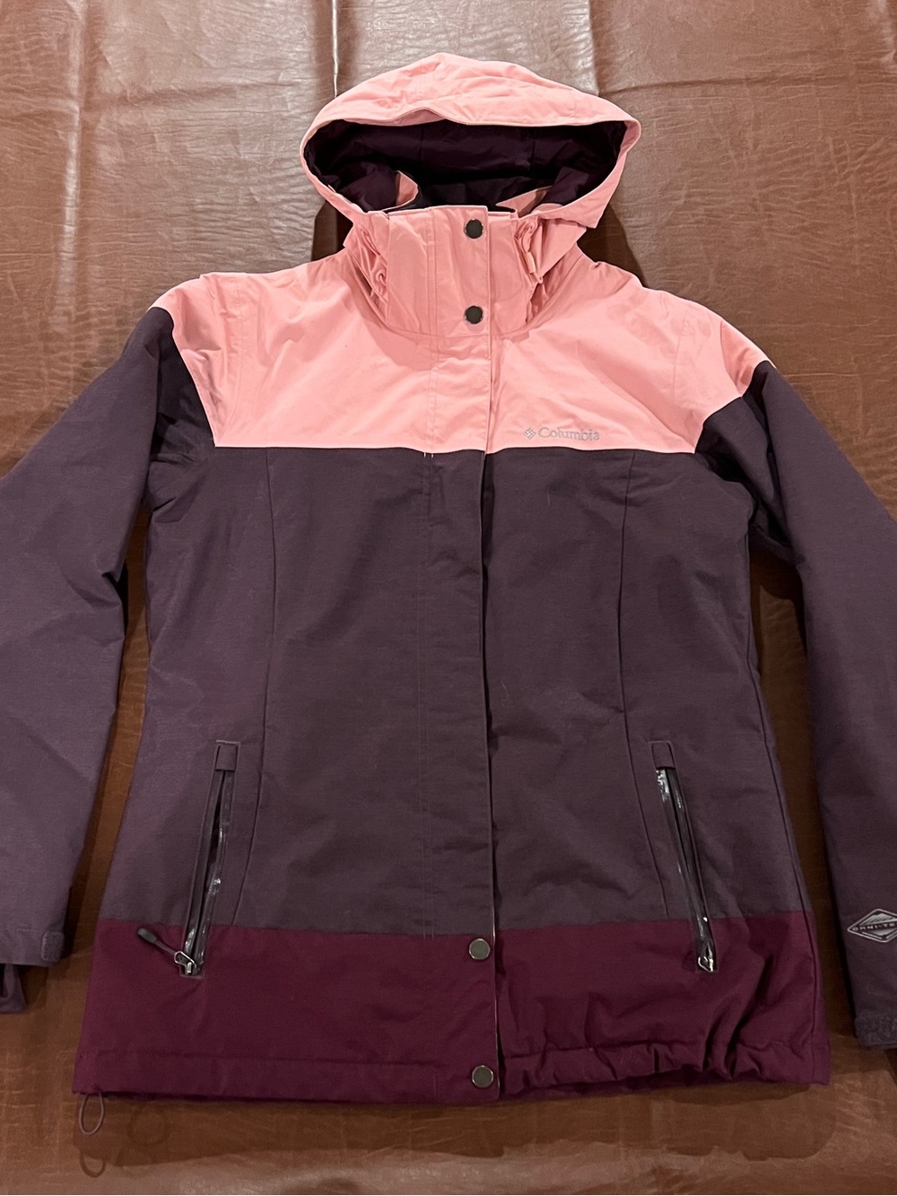 Columbia Women’s Omni-Heat Ski Jacket Weatherproof Purple Pink - Size Medium